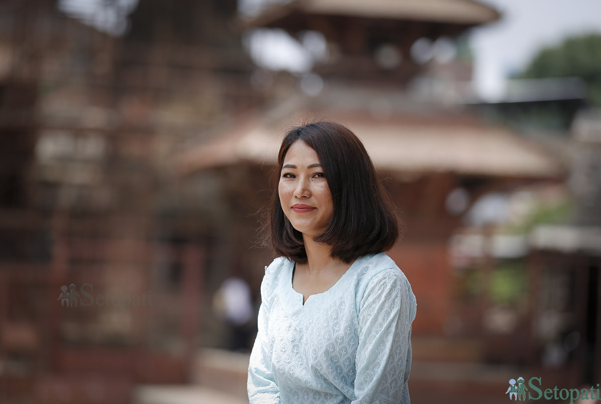 विनिता थापा। तस्बिरः नवीनबाबु गुरूङ/सेतोपाटी